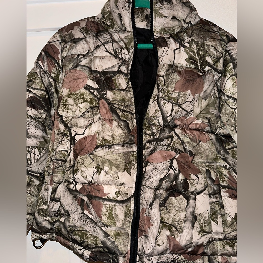Women’s real tree puffer jacket